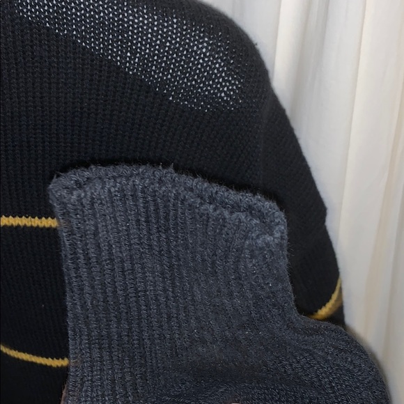 3 Strikes Black and Yellow 2 button Sweater SZ XL - Picture 5 of 6